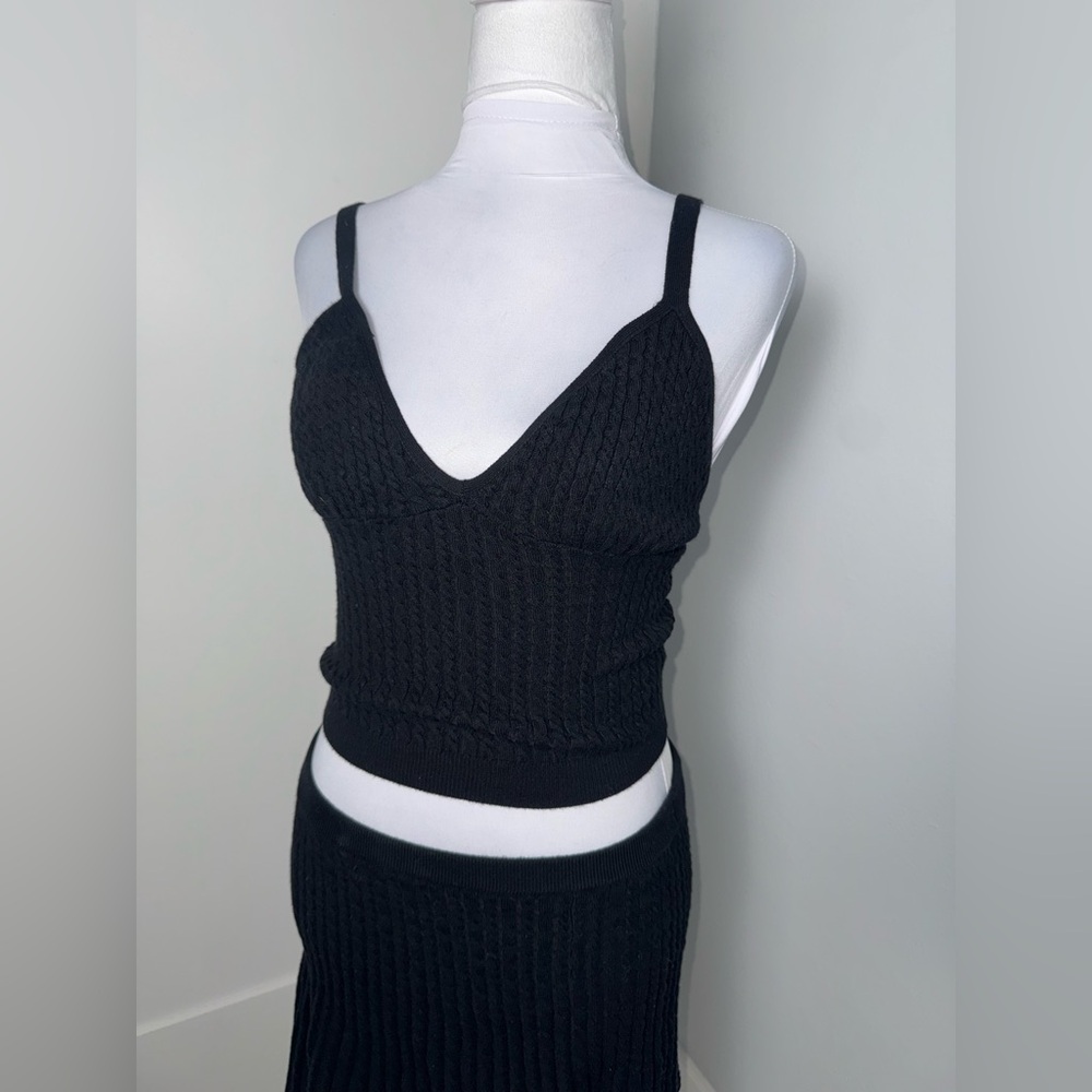 Alice + Olivia Kenna Cable Knit Set/Size Small - Picture 5 of 12